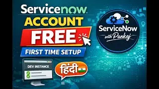 How to Create ServiceNow Account for First Time | Step-by-Step (Hindi)