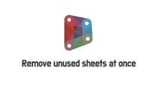 Dynamo code : Remove unused sheets at once