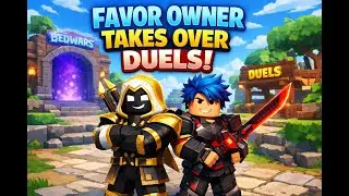 THE FAVOR OWNER/ COOWNER  TAKES OVER DUELS(Roblox bedwars)