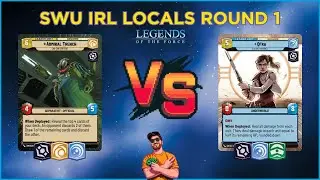 TRENCH VIGILANCE VS QI'RA DATA VAULT (ROUND 1) | IRL Locals Gameplay | Star Wars Unlimited