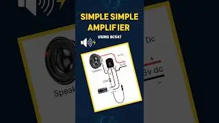 BC547 Mini Amplifier Build! 🔊 (Super Easy DIY Audio) |#shorts #diy #diyprojects #electronic