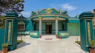 How to make balcony design/piller design/gate cement design/tulasi chahura maiking/pooja room 