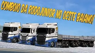 COMBOIO QUALIFICADO DA RODOJUNIOR - MAPA OESTE BAIANO - ETS 2 MODS BR