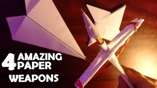 4 Amazing Weapons Made From Paper!