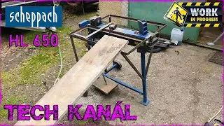 🪓 Hydraulická štípačka na dřevo 🚧 výroba stolku