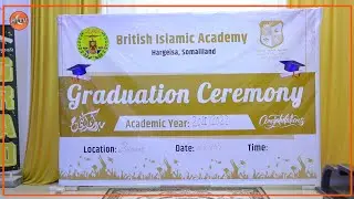 Xaflada Sannad Dugsiyeedka 2021-2022 ee Machadka British Islamic Academy oo Hargaysa Lagu Qabtay