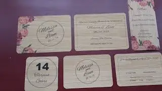 Wood Rustic Wedding Invites