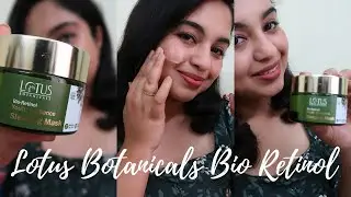 Unboxing video | First impression of Lotus bio retinol youth radiance sleeping mask