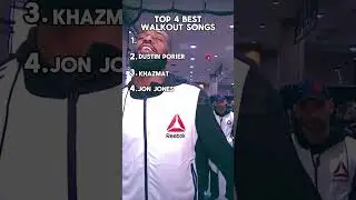 Top 4 best walkout songs #ufc #mma #knockout