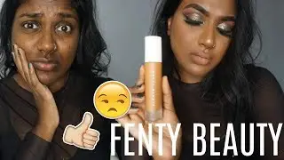FENTY BEAUTY FOUNDATION FIRST IMPRESSION + DEMO + WEAR TEST