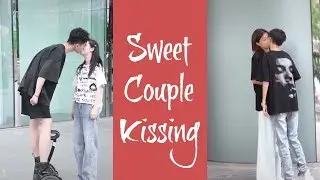 CUTE COUPLE KISSING IN THE CITY # 2 | like korean drama kiss scenes | kdrama club