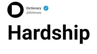 Hardship Meaning In English