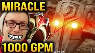 MIRACLE 1000 GPM with Juggernaut 0 Death Dota 2 7.11
