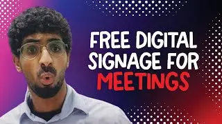 How to display presentations in meetings using posterbooking free digital signage
