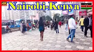 🇰🇪Nairobi Walking Tour in 4K | Real City Streets & Urban Life
