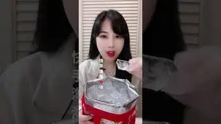 ASMR ICE EATING - HER SOLO - WHITE ICE - ICE CUBE - HARD ICE - EATING ICE ASMR 