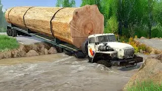 The Hidden Dangers of Extreme Logging Routes Exposed - Spintires Mudrunner 2018