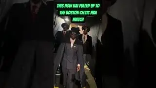THIS IS HOW KAI CENAT PULLED UP TO THE BOSTOM CELTIC MATCH
