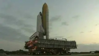 STS 125 Atlantis Rollout to Launch Complex 39A  March 31, 2009