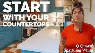 Brighten Your Kitchen with Q Quartz Sparkling White | Ash&rsquo;s Story - Precision Countertops