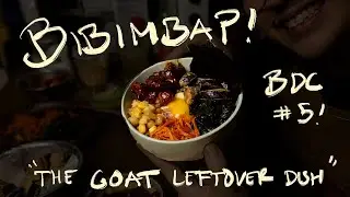 accidentally getting drunk while making bibimbap