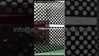 Building Curtain Wall Screen Aluminum Panel Perforated Metal Decorative Sheets