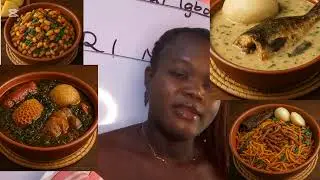Some Igbo native foods and soups