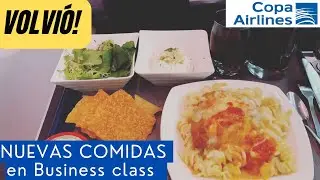 Cómo es la comida en BUSINESS CLASS de COPA AIRLINES?