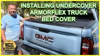 Installing A RealTruck UnderCover ArmorFlex Hard Folding Truck Bed Tonneau Cover 23-25 GMC Canyon