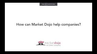 How can Market Dojo help companies?