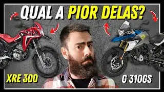 SÓ A VERDADE! ALGUMA VALE A PENA? Preço, defeitos pontos fortes ANÁLISE HONDA XRE 300 ou BMW G 310GS