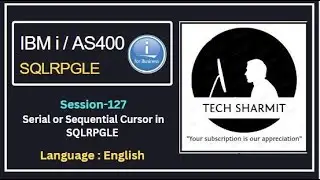 Serial or Sequential cursor in sqlrpgle  | cursors in sqlrpgle | sqlrpgle programming | Embedded SQL