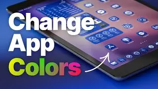 iPad: How To Change App Icon Colors (Customize Your Home Screen)