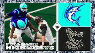 Week 10 | Key West Swordfish vs Fort Lauderdale Pythons | FULL HIGHLIGHTS | JSN 