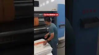 HD Flexo Printer High Graphic Printer Rotary Die Cutter with Varnish Dryer for Corrugated Paperboard
