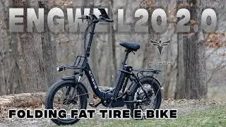 Engwe L20 2.0 E-Bike Ride & Review + Full Range Test | Folding Fat Tire Electric Bike Review