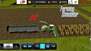 How To Harvest Corn 🌽In Fs 16 || Farming Simulator 16 Harvesting || Timelapse #fs16