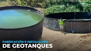 🌍NUESTRA FABRICACION  E INSTALACION DE  LOS GEOTANQUES-Muntec Corp Especialistas en Geosinteticos✅👷