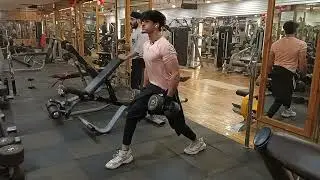 Dumbbell Lunges l Leg Workout ll #ytshorts #motivation #lunges #viral #ytviral #subscribe ...!!!
