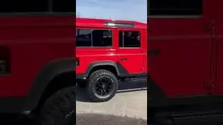 1989 Land Rover Defender 110 V8 w custom exhaust test drive
