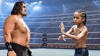 Great khali vs karate kid : full match - WWE 2K24 | 5 January 2026