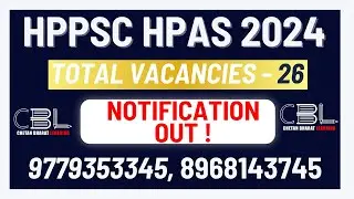 🆕 🆕 HPAS NOTIFICATION 2024 | HPAS 2024 VACANCY | Notification Explained | HPPSC Recruitment 👈🏻👈🏻