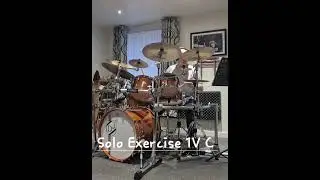 Jim Chapin advanced techniques for the modern drummer solo Exercise 1VC