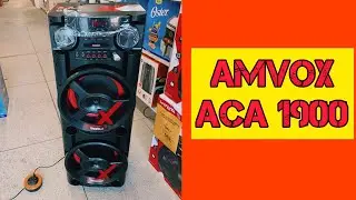 Amvox ACA 1900 New X, 1900W ESSA &Eacute; FORTE !! caixa de som amplificada, pontos NEGATIVOS E POSITIVOS!