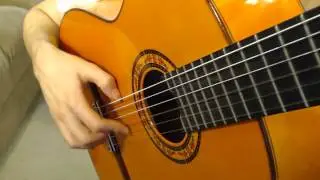 Right hand bouncing while executing picado technique (flamenco guitar)