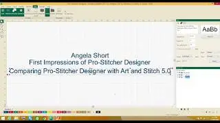 Intro - Pro-Stitcher Designer vs. Art & Stitch version 5.0