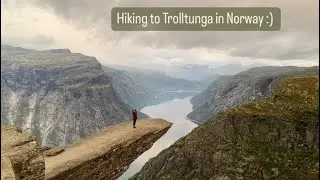 Backpacking to Trolltunga Norway