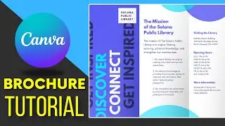 How To Make A Brochure In Canva 2024 | Step-by-Step Tutorial