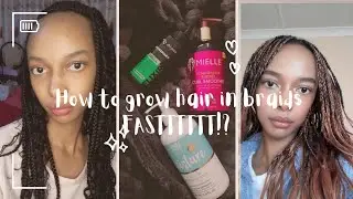HOW TO GROW YOUR HAIR WITH BRAIDS FAST | Sharing my method and tips