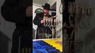 Chanukah pierwsza świeczka #chanukah #chasydzi #judaizm #żydzi #terazjużwiesz #tradycjeżydowskie